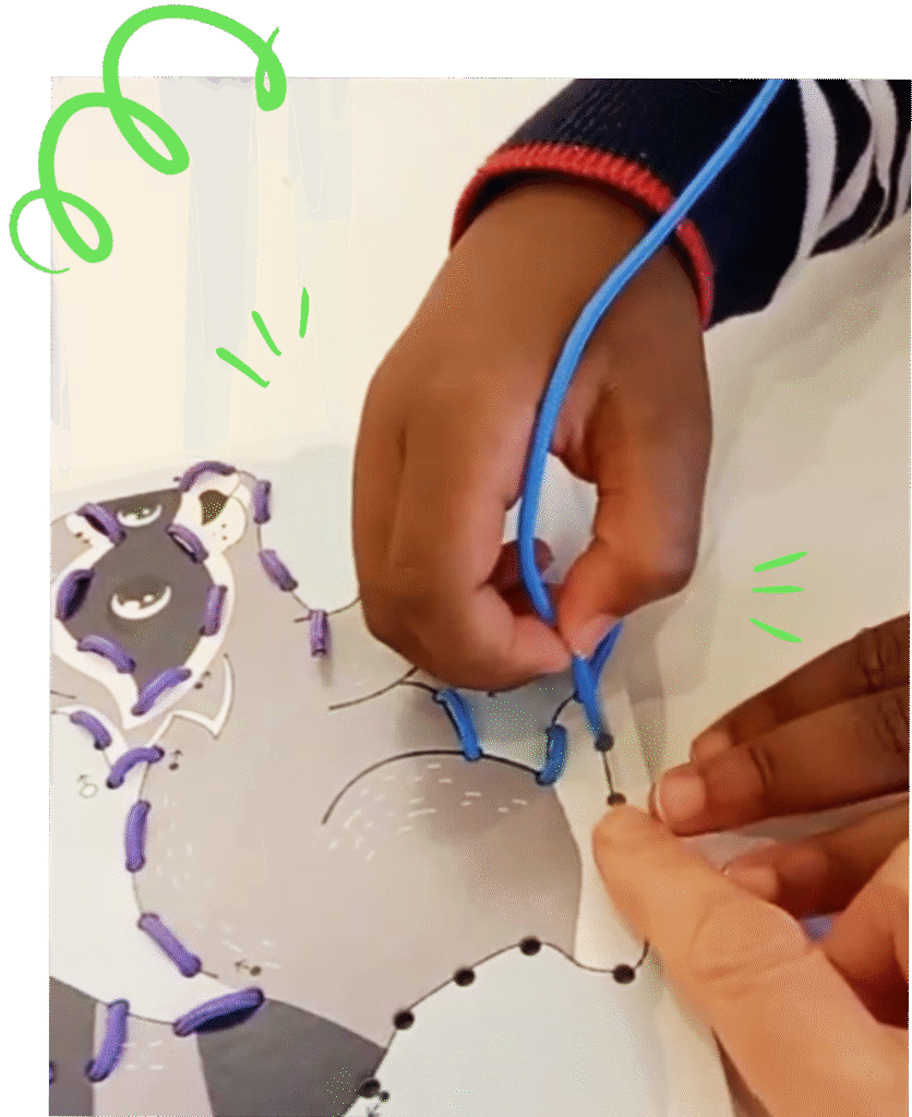 photo exercice de motricité fine